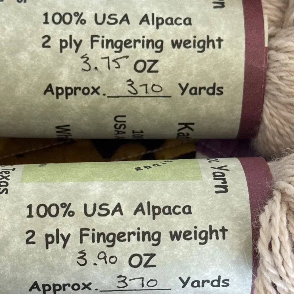 Wildflower Ridge Custom Alpaca Yarn Skeins